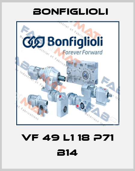 VF 49 L1 18 P71 B14 Bonfiglioli