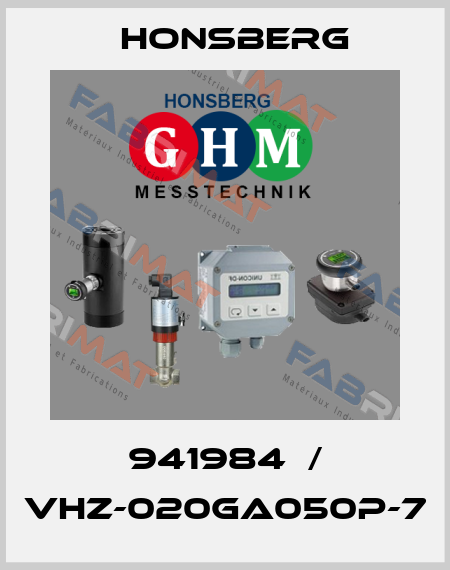 941984  / VHZ-020GA050P-7 Honsberg