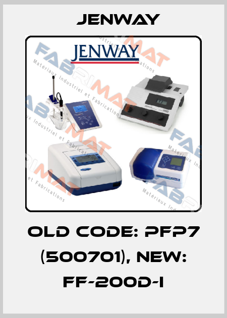 old code: PFP7 (500701), New: FF-200D-I Jenway