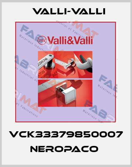 VCK33379850007 NEROPACO  VALLI-VALLI