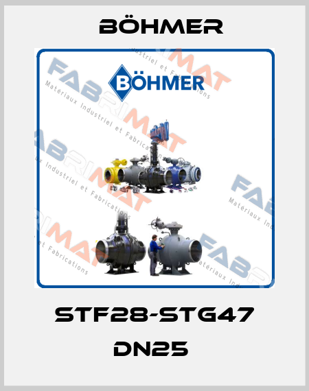 STF28-STG47 DN25  Böhmer