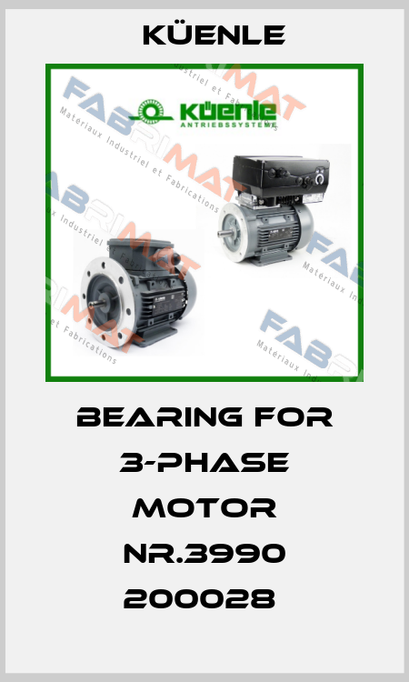 bearing for 3-phase motor Nr.3990 200028  Küenle