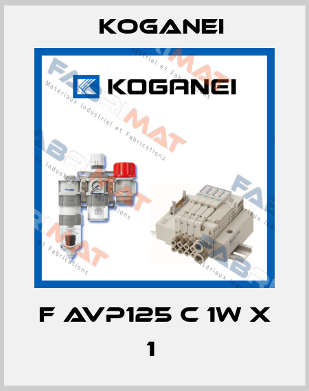 F AVP125 C 1W X 1  Koganei