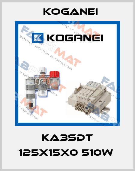KA3SDT 125X15X0 510W  Koganei