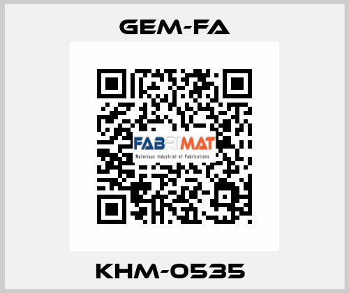 KHM-0535  Gem-Fa