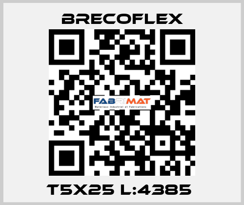 T5X25 L:4385  Brecoflex