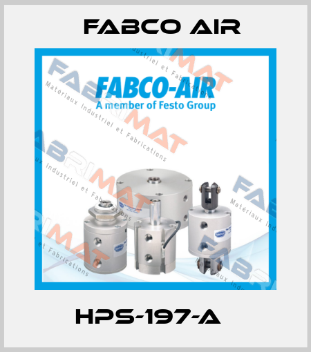 HPS-197-A   Fabco Air