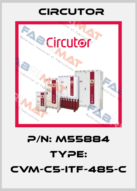 P/N: M55884 Type: CVM-C5-ITF-485-C Circutor