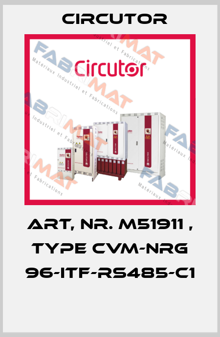 Art, Nr. M51911 ,  type CVM-NRG 96-ITF-RS485-C1  Circutor