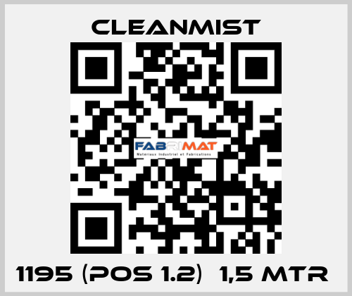 1195 (pos 1.2)  1,5 mtr  CleanMist
