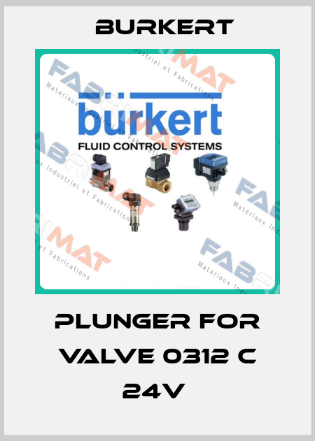 plunger for valve 0312 C 24V  Burkert