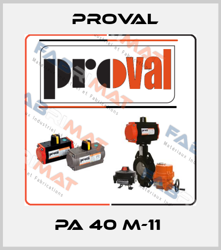 PA 40 M-11  Proval
