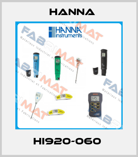 HI920-060  Hanna