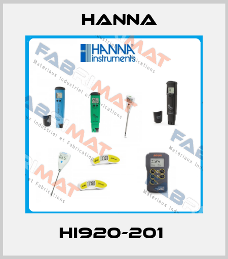 HI920-201  Hanna
