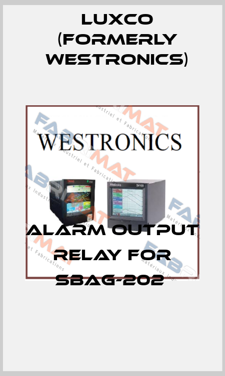 ALARM OUTPUT RELAY FOR SBAG-202  Luxco (formerly Westronics)