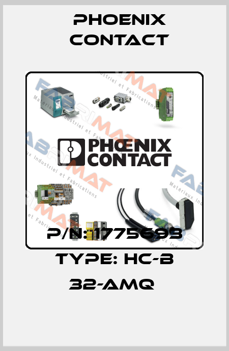 P/N: 1775693 Type: HC-B 32-AMQ  Phoenix Contact