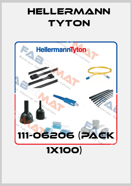 111-06206 (pack 1x100)  Hellermann Tyton