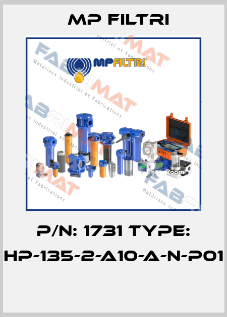 P/N: 1731 Type: HP-135-2-A10-A-N-P01  MP Filtri