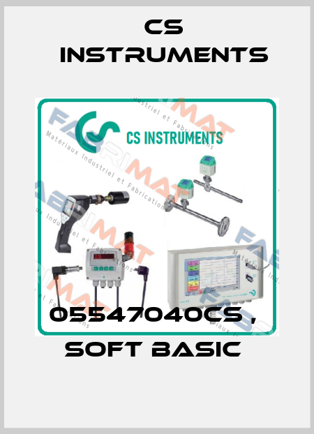 05547040CS ,  Soft Basic  Cs Instruments