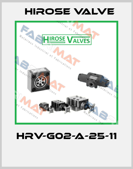 HRV-G02-A-25-11  Hirose Valve