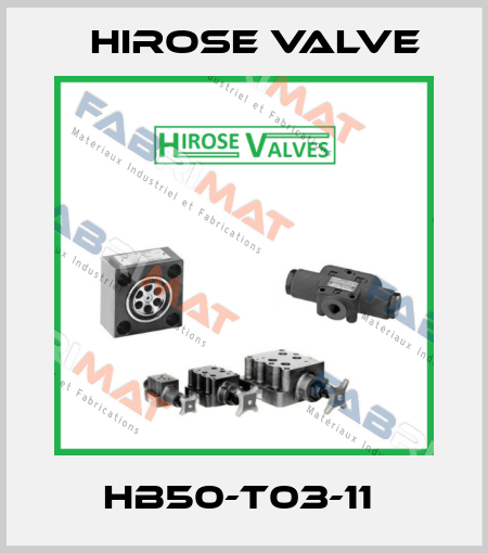 HB50-T03-11  Hirose Valve