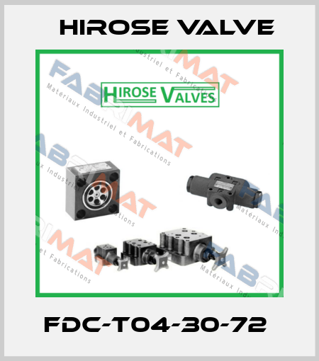 FDC-T04-30-72  Hirose Valve