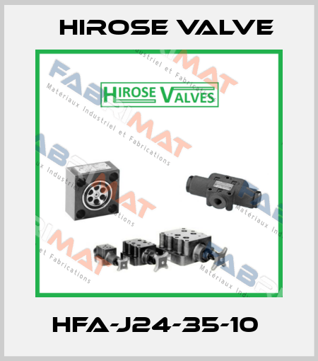 HFA-J24-35-10  Hirose Valve