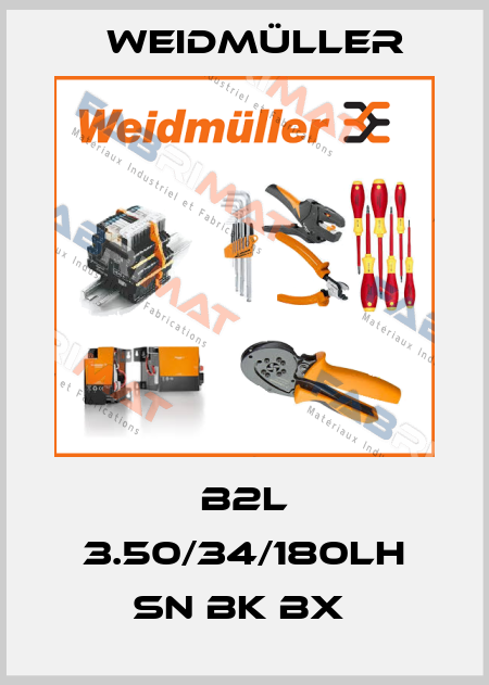 B2L 3.50/34/180LH SN BK BX  Weidmüller
