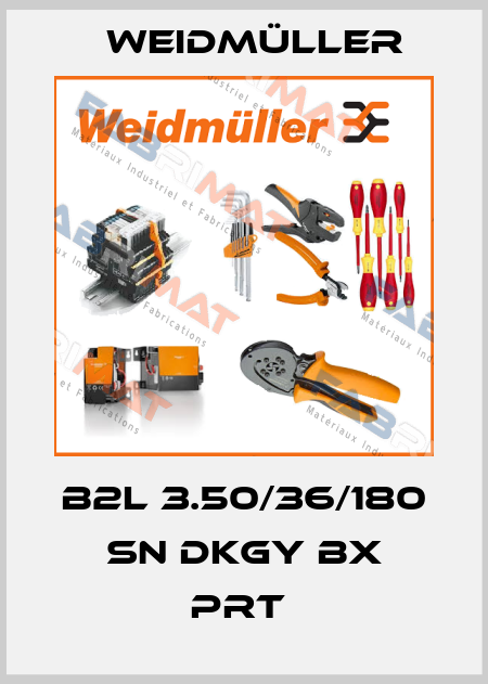 B2L 3.50/36/180 SN DKGY BX PRT  Weidmüller