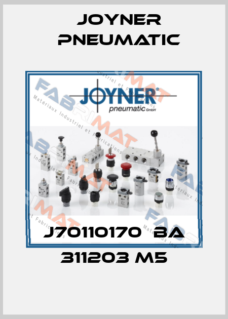 J70110170  BA 311203 M5 Joyner Pneumatic