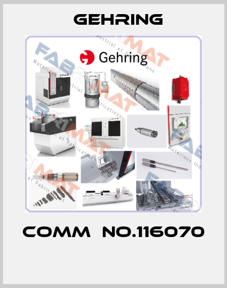 Comm　No.116070  Gehring