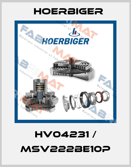HV04231 / MSV222BE10P Hoerbiger