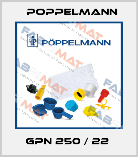 GPN 250 / 22  Poppelmann
