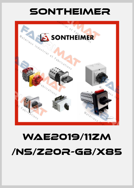 WAE2019/11ZM /NS/Z20R-GB/X85  Sontheimer