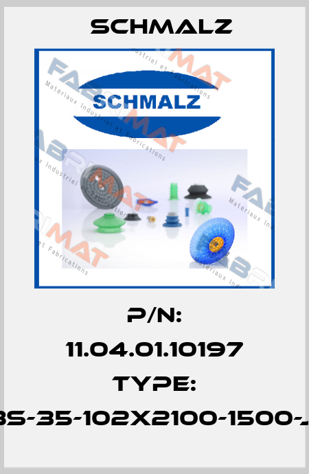 P/N: 11.04.01.10197 Type: HUBS-35-102x2100-1500-JU-F Schmalz