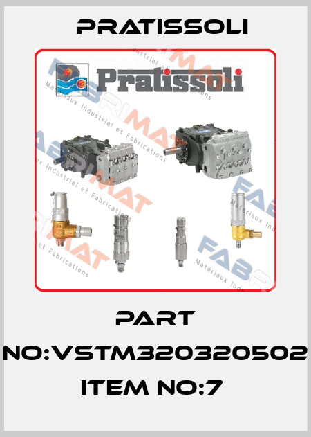 PART NO:VSTM320320502 ITEM NO:7  Pratissoli