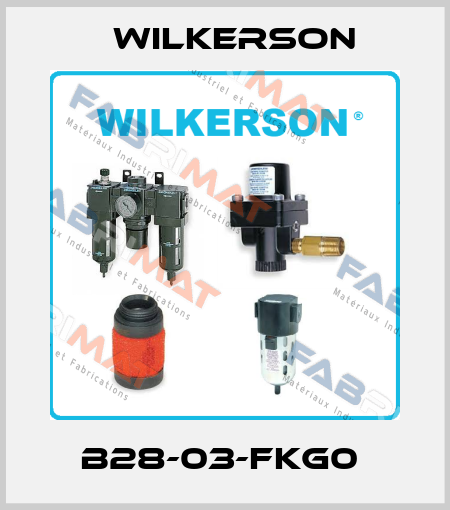 B28-03-FKG0  Wilkerson