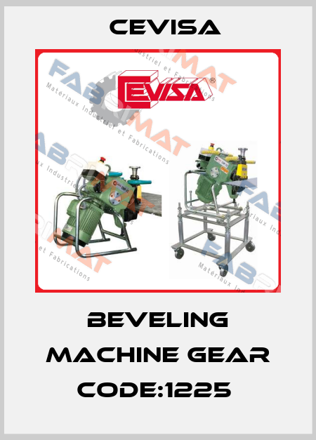 BEVELING MACHINE GEAR CODE:1225  Cevisa