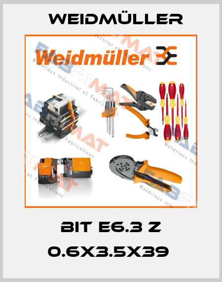 BIT E6.3 Z 0.6X3.5X39  Weidmüller