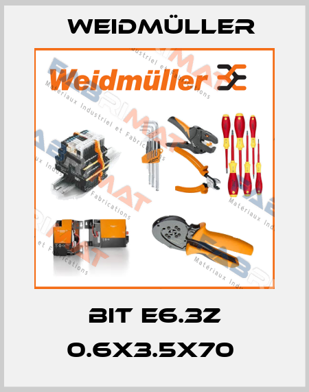 BIT E6.3Z 0.6X3.5X70  Weidmüller