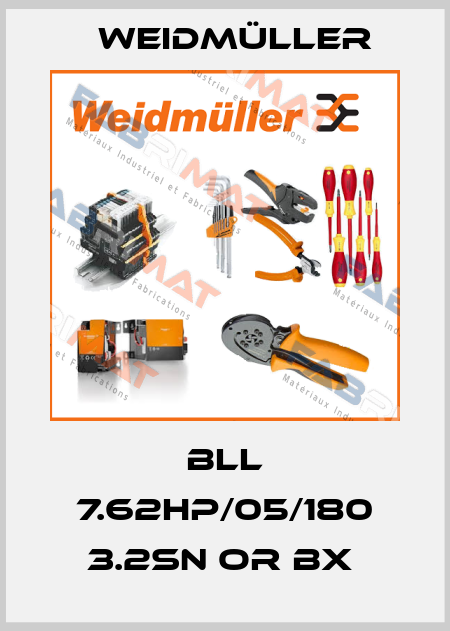 BLL 7.62HP/05/180 3.2SN OR BX  Weidmüller