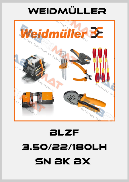 BLZF 3.50/22/180LH SN BK BX  Weidmüller