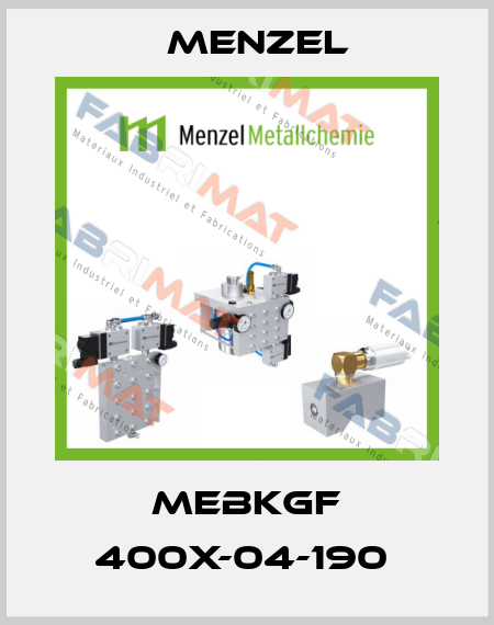 MEBKGF 400X-04-190  Menzel
