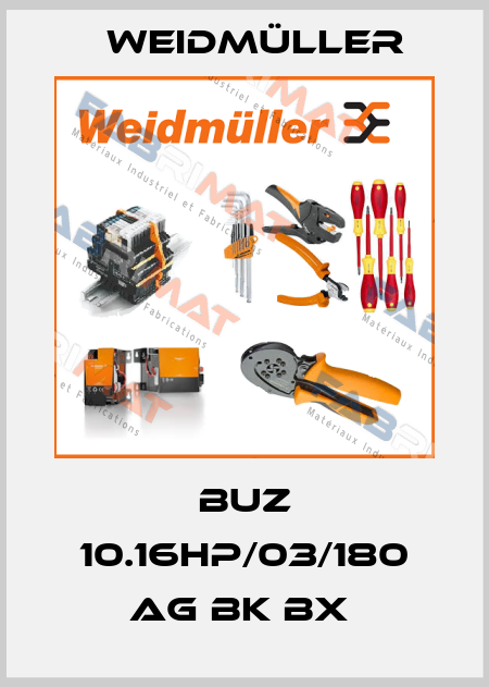 BUZ 10.16HP/03/180 AG BK BX  Weidmüller
