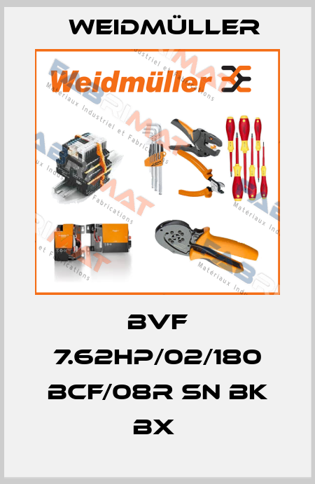 BVF 7.62HP/02/180 BCF/08R SN BK BX  Weidmüller