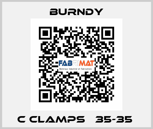 C CLAMPS   35-35  Burndy
