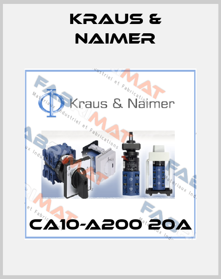 CA10-A200 20A Kraus & Naimer
