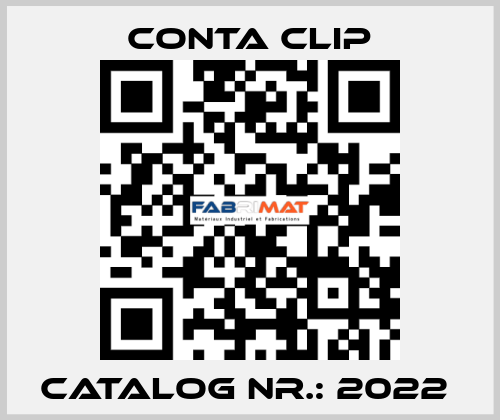 CATALOG NR.: 2022  Conta Clip