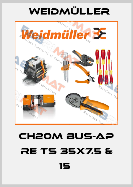 CH20M BUS-AP RE TS 35X7.5 & 15  Weidmüller