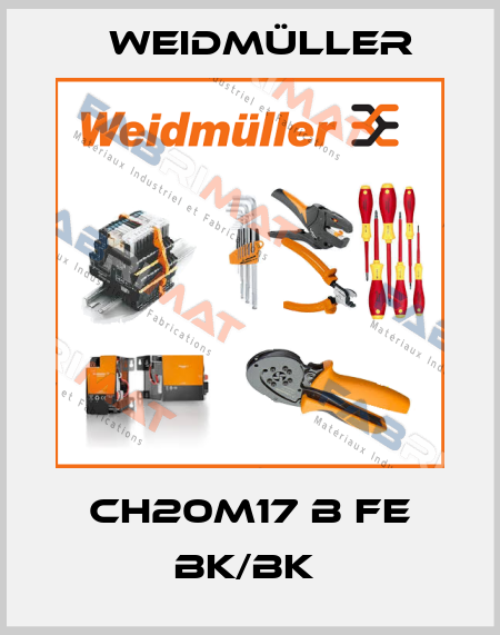 CH20M17 B FE BK/BK  Weidmüller